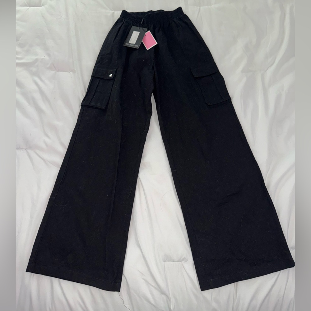 PrettyLittleThing Black Jogger Pants